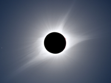 Solar corona seen at the 2017 total eclipse